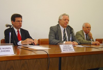 Carlos Henrique de Brito Cruz, João Steiner e Adolpho José Melfi