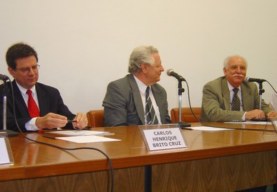 Carlos Henrique de Brito Cruz, João Steiner e Adolpho José Melfi