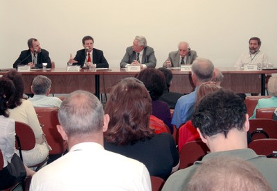 Luiz Nunes de Oliveira, Carlos Henrique de Brito Cruz, João Steiner, Adolpho José Melfi e Nestor Shor