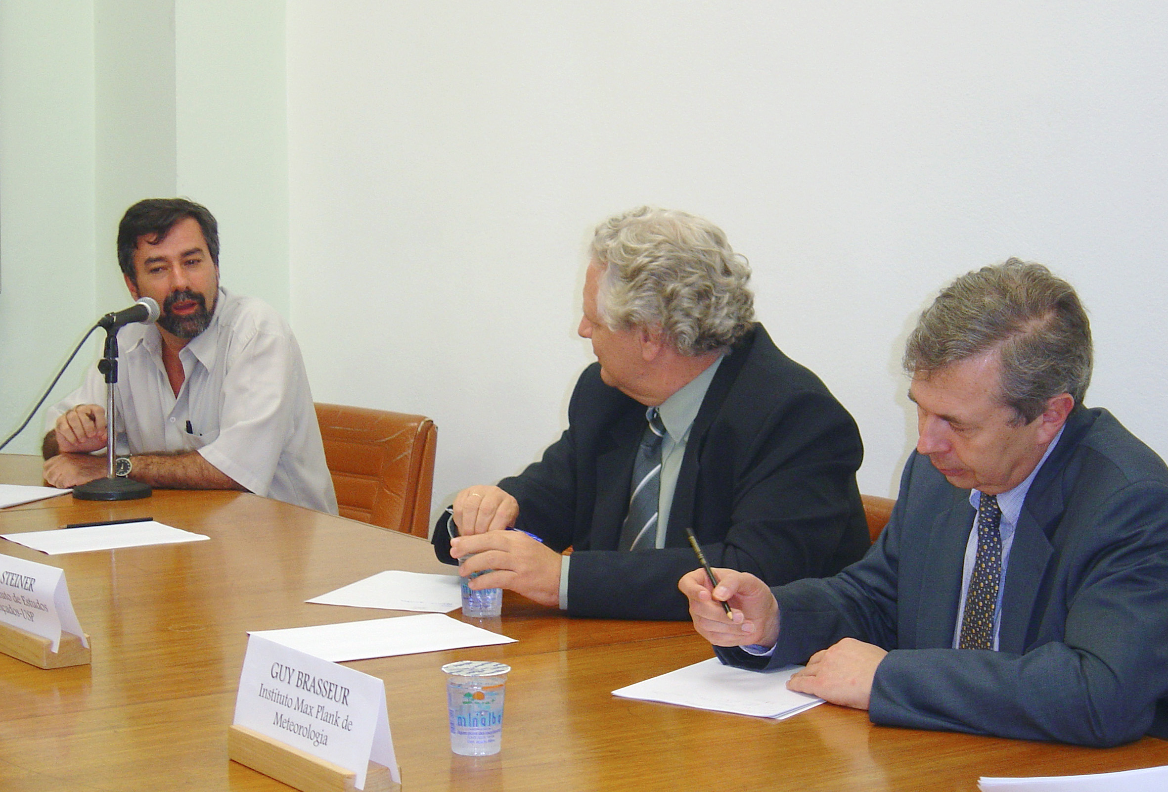 Paulo Artaxo, João Steiner e Guy Brasseur