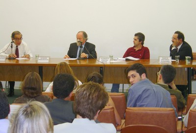 Luiz Gylvan Meira Filho, Jacques Marcovitch, Humberto Ribeiro Rocha e Marco Antonio Fujihara