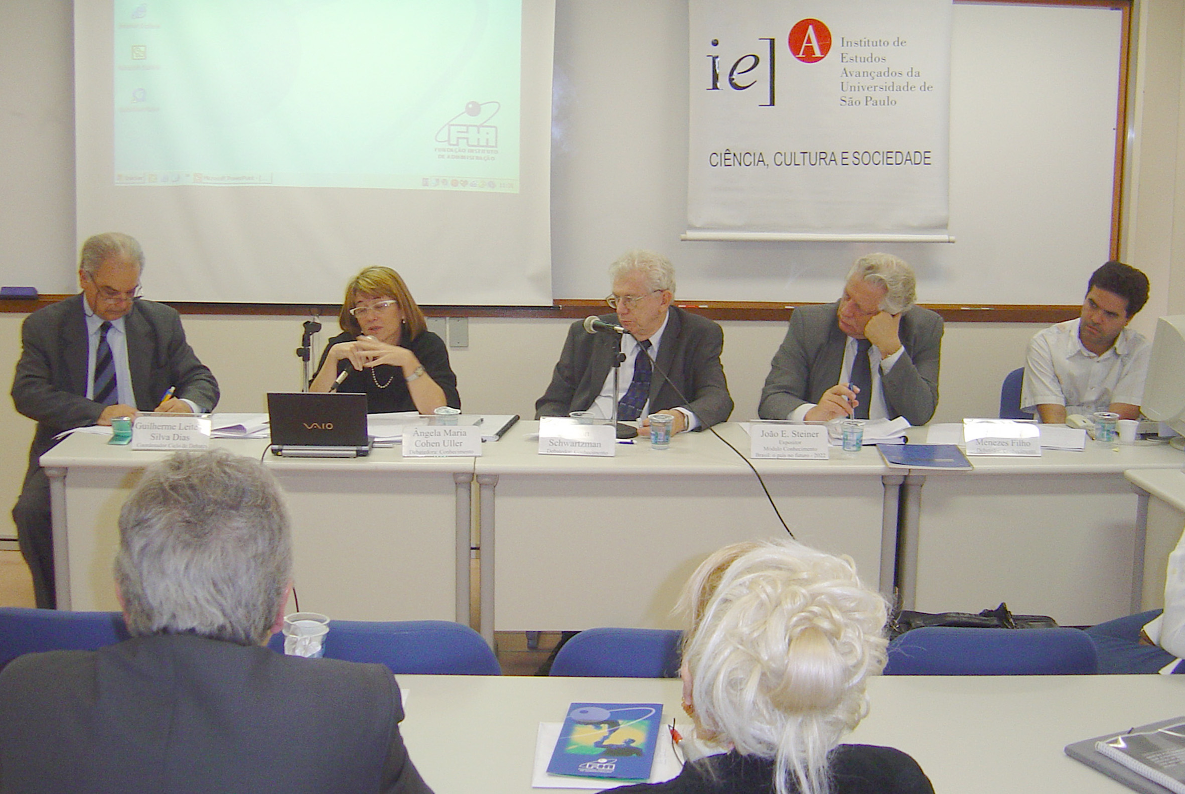 Guilherme Leite da Silva Dias, Angela Maria Cohen Uller, Simon Schwartzman, João Steiner e Naércio Aquino Menezes Filho