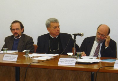 Rogério Arantes, Antônio Octávio Cintra e Bolívar Lamonier