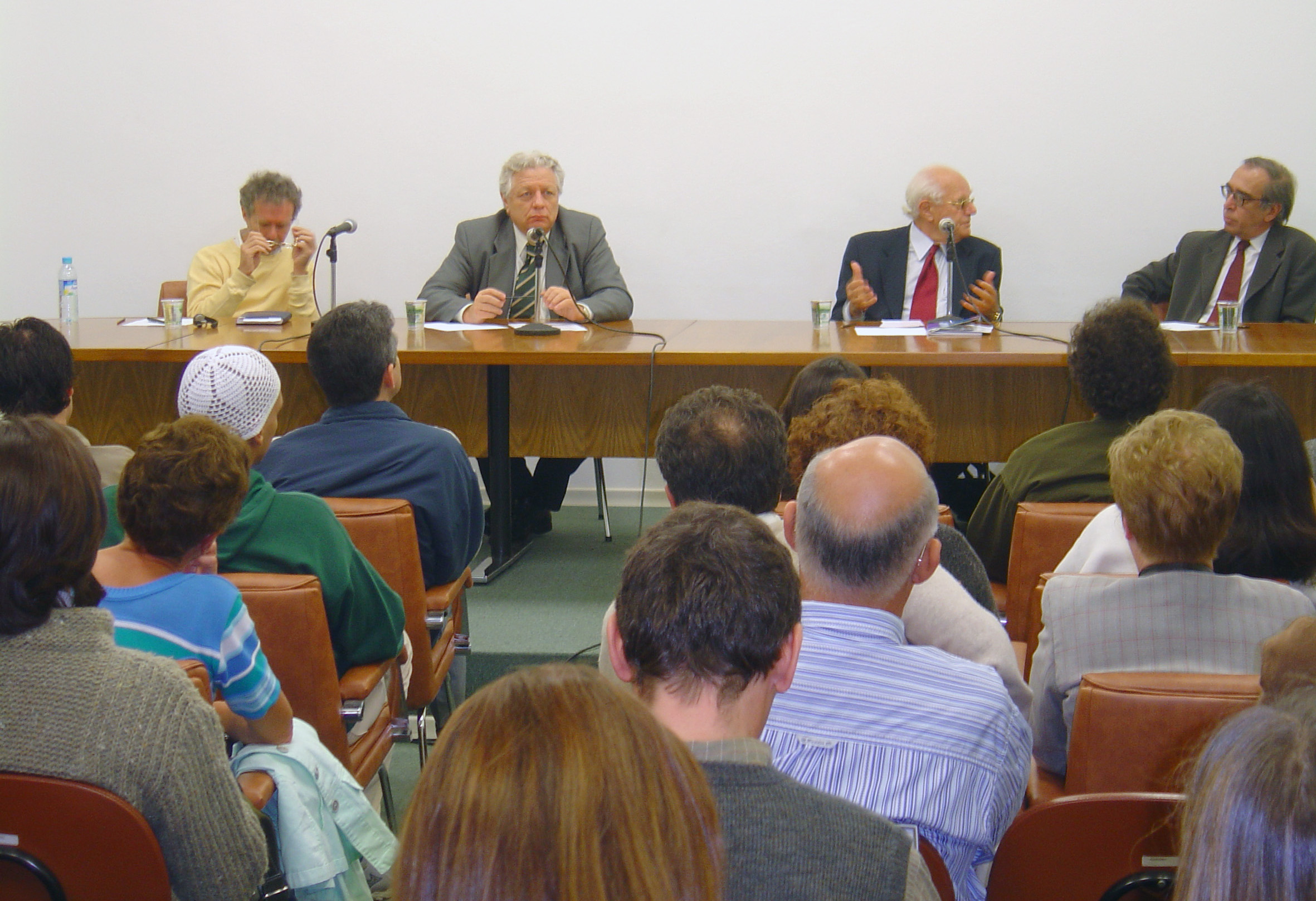 Ricardo Abramovay, João Steiner, Ignacy Sachs e Luiz Gylvan Meira Filho