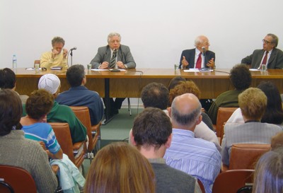 Ricardo Abramovay, João Steiner, Ignacy Sachs e Luiz Gylvan Meira Filho