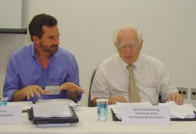Hal Harvey e José Goldemberg