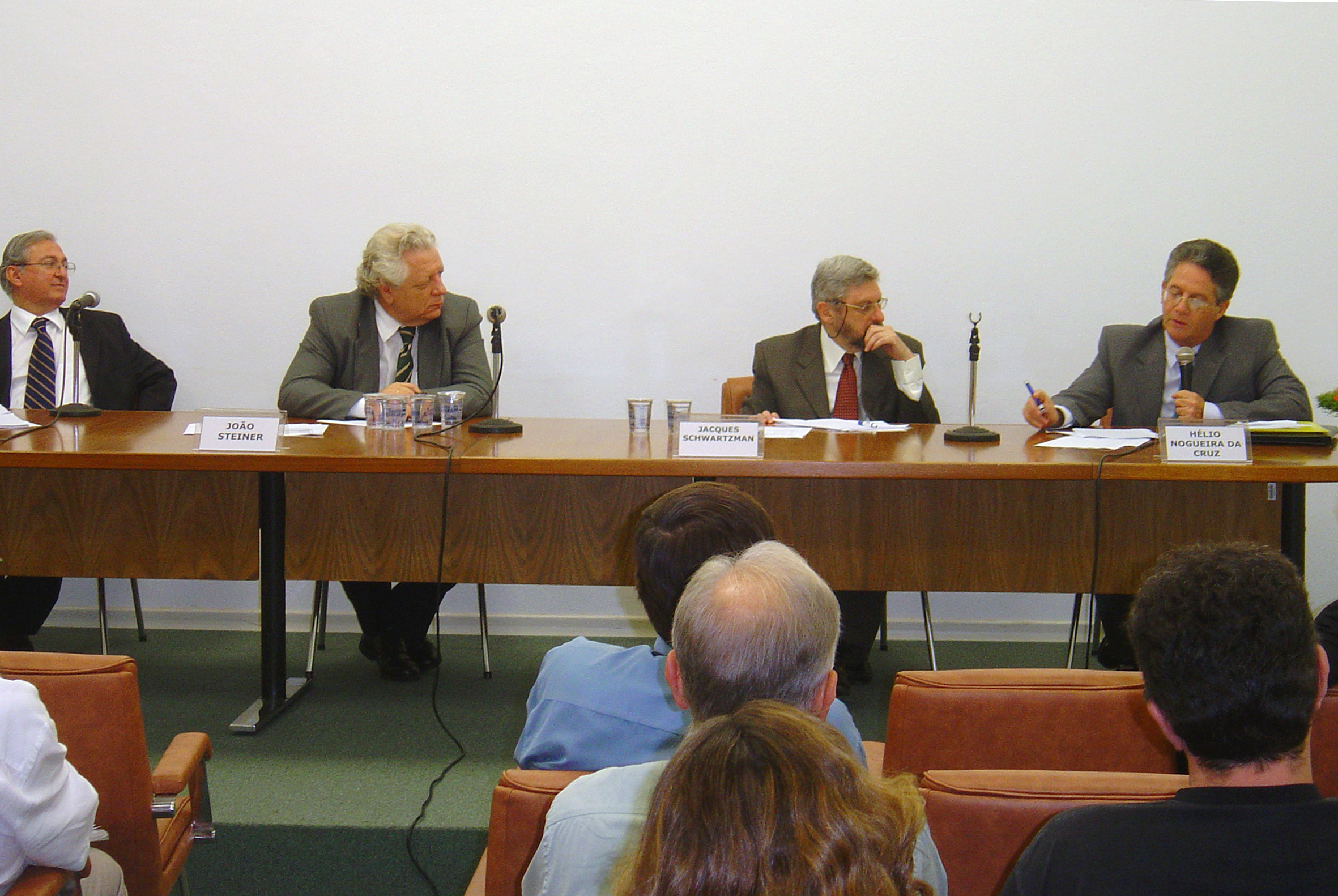 Carlos Antonio Luque, João Steiner, Jacques Schwartzman e Helio Nogueira da Cruz