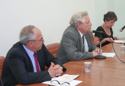 Ernesto Samper, João Steiner e Maria Hermínia Tavares de Almeida