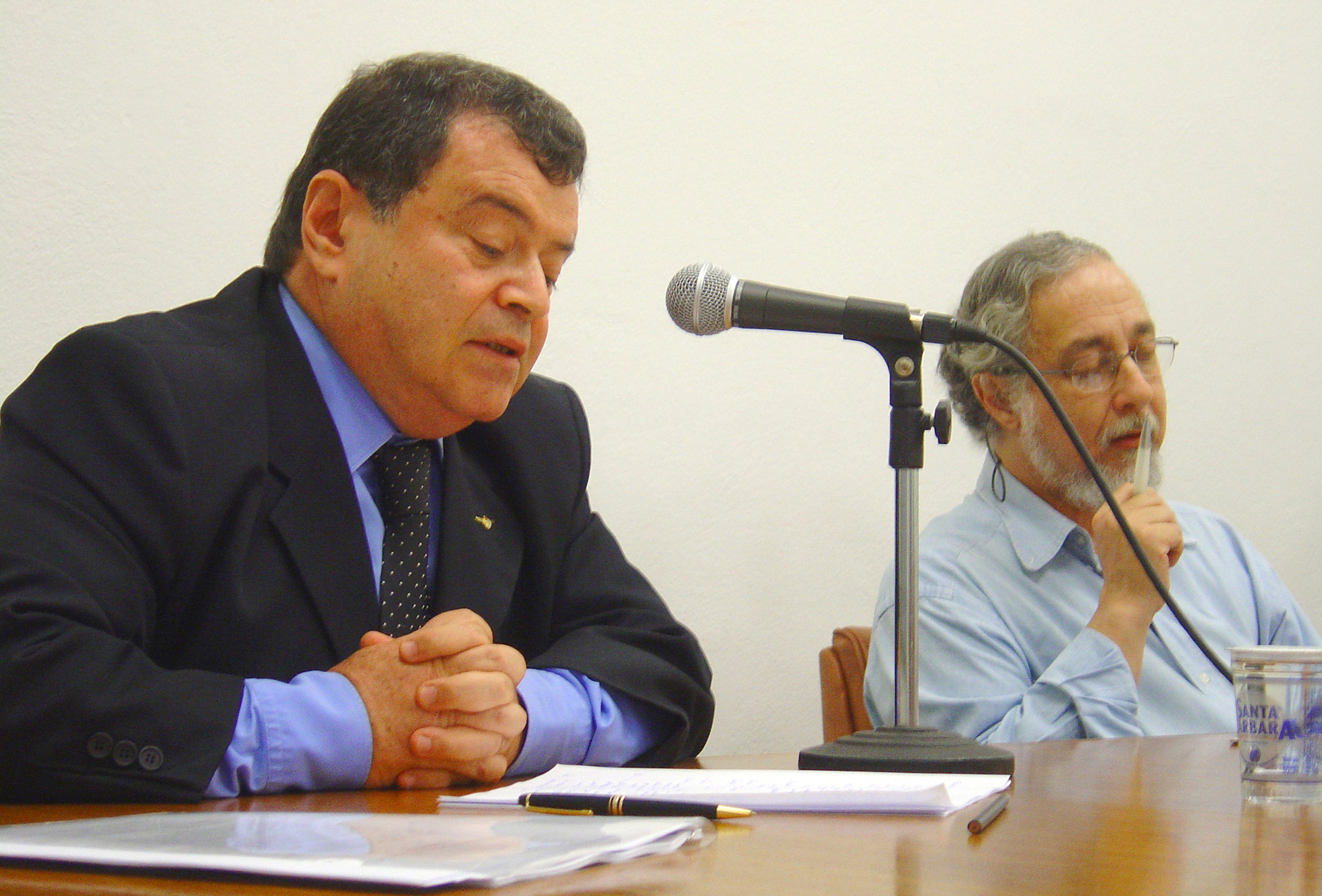 Michal Gartenkraut e Franklin Leopoldo e Silva