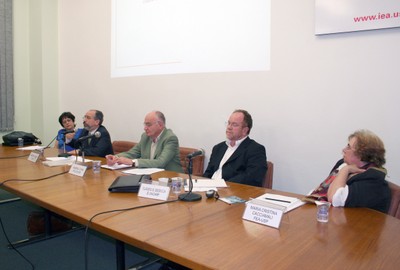 Cremilda Medina, Umberto Celli Jr, Gabriel Cohn, Cláudio Dedecca e Maria Cristina Cacciamali