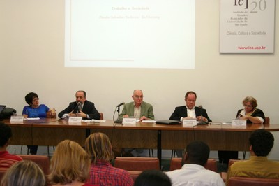 Cremilda Medina, Umberto Celli Jr, Gabriel Cohn, Claudio Salvadori Dedecca e Maria Cristina Cacciamali