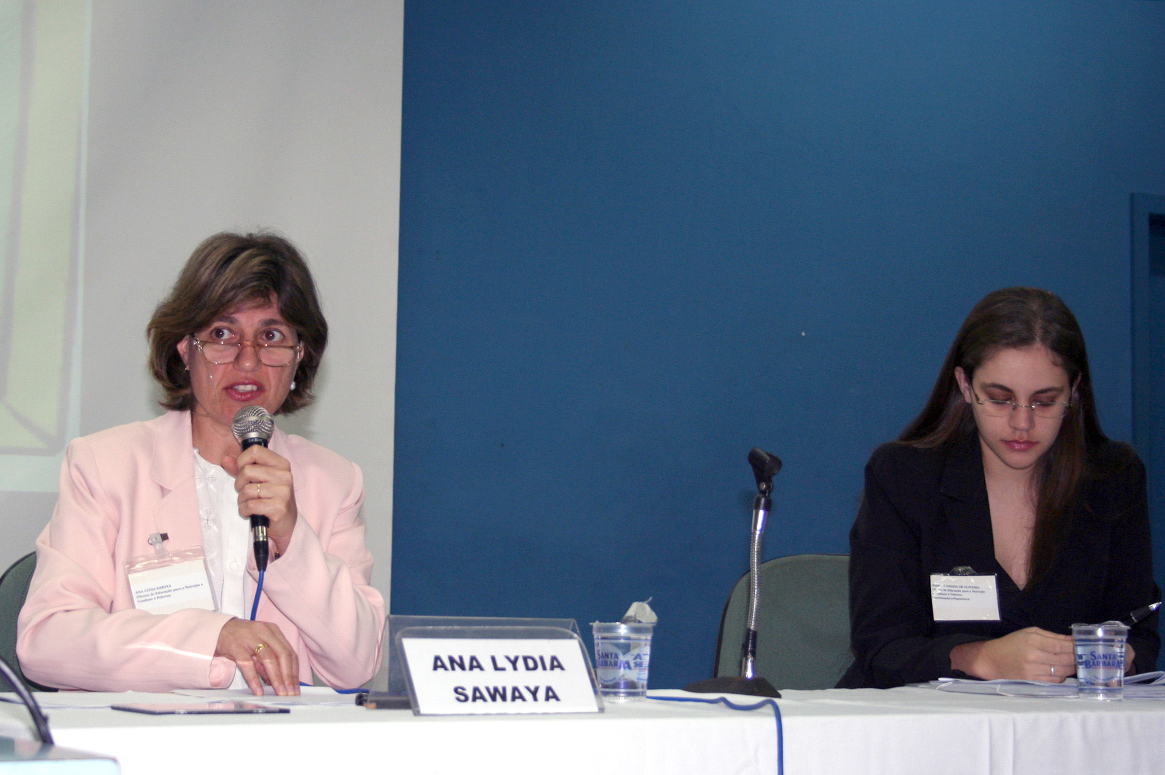 Ana Lydia Sawaya e Sabrina Oliveira