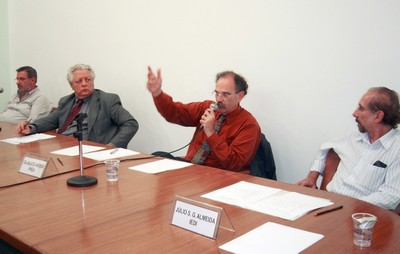 Roberto Vermulm, João Steiner, Glauco Arbix e Júlio Sérgio Gomes de Almeida