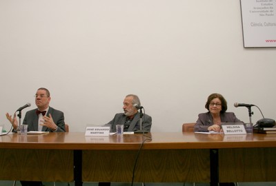 Rui Vieira Nery, José Eduardo Martins e Heloisa Bellotto