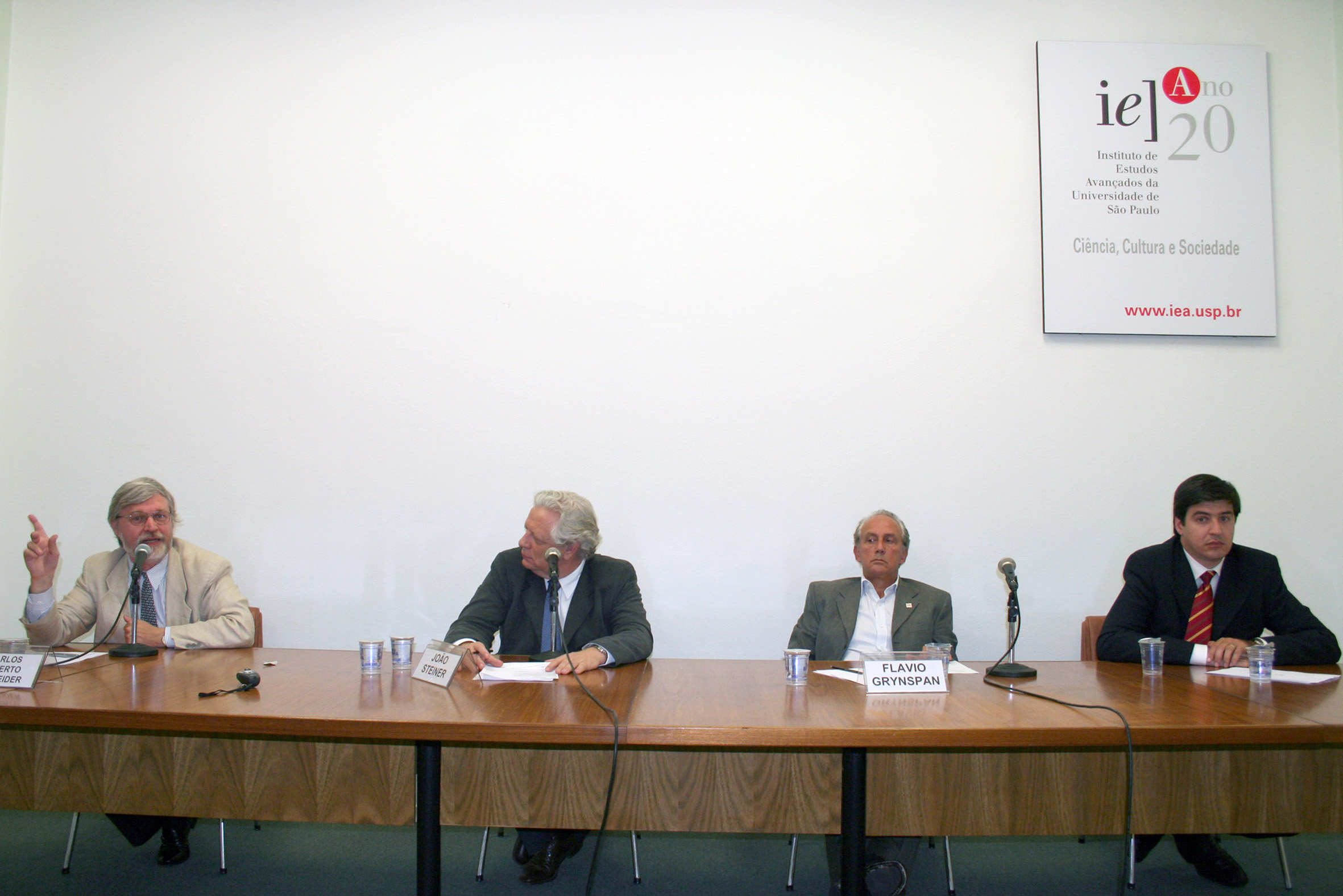 Carlos Alberto Schneider, João Steiner, Flávio Grynspan e Antonio Carlos M. Robazzi