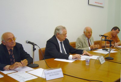Carlos Augusto Monteiro, João Steiner, Ignacy Sachs e Hervé Théry