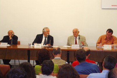 Carlos Augusto Monteiro, João Steiner, Ignacy Sachs e Hervé Théry