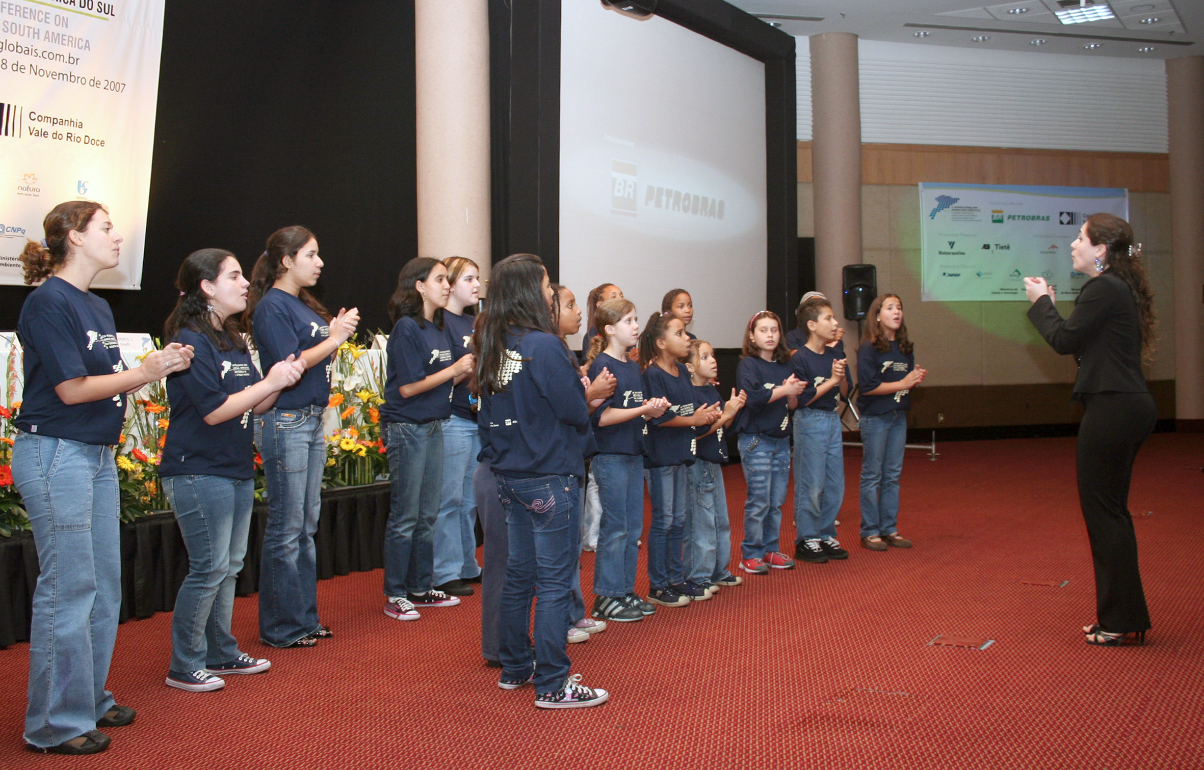 Coral infantil encerra o evento