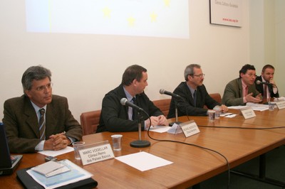 Marc Vogellar, Michael Moscovici, Hervé Théry, Jean-Marc Gravier e Stanislav Kázecky