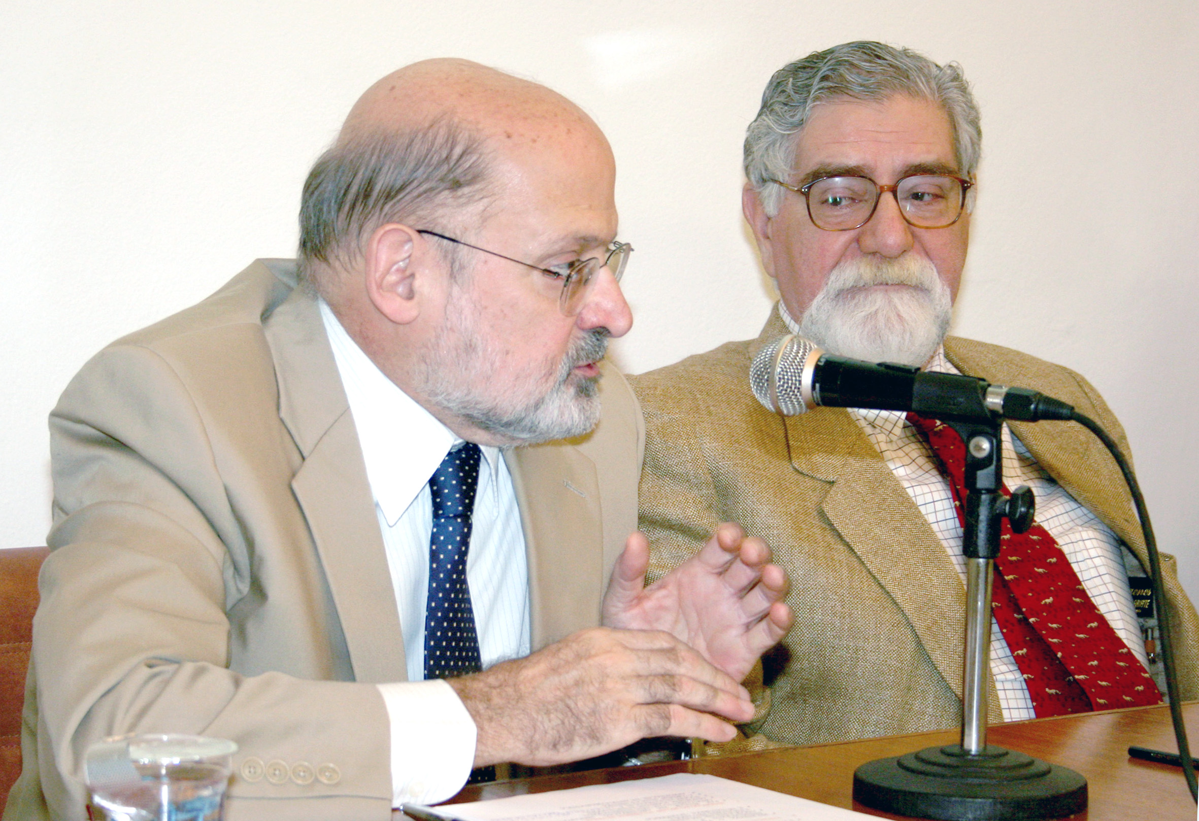 Ronaldo Sardenberg e Celso Lafer