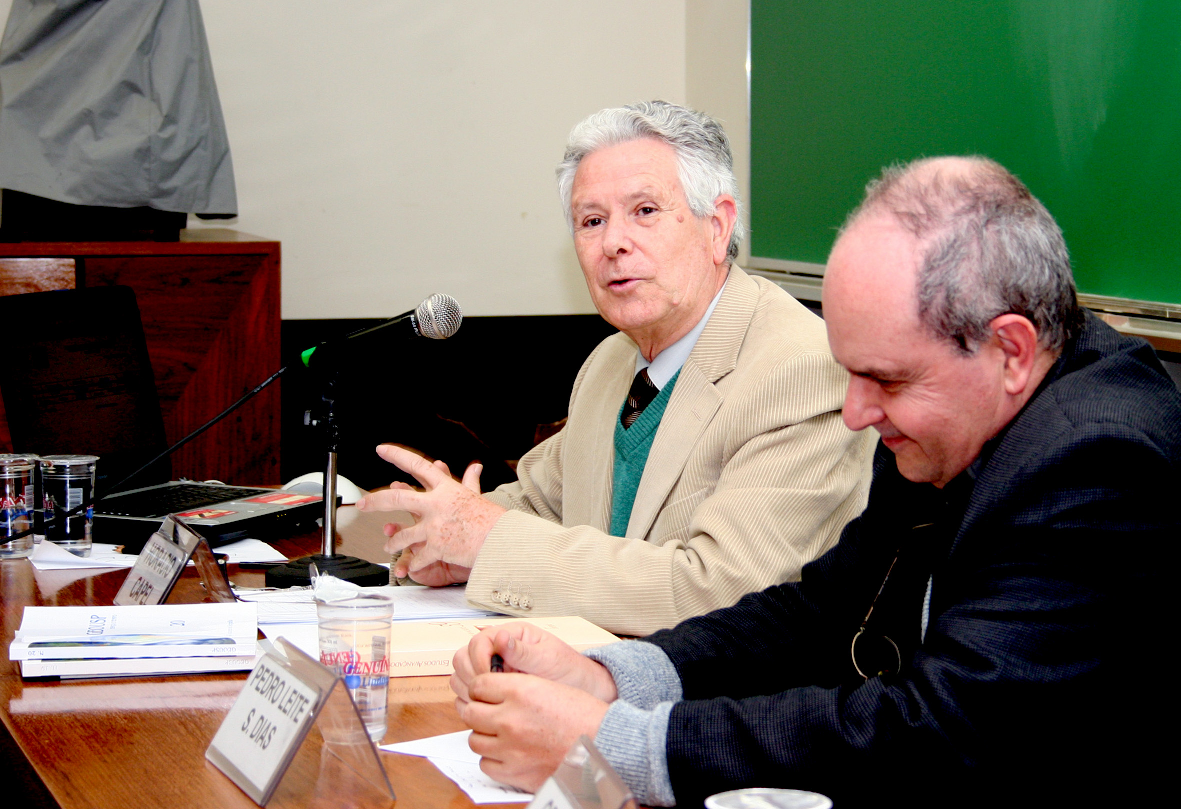 Horacio Capel e Pedro Leite da Silva Dias