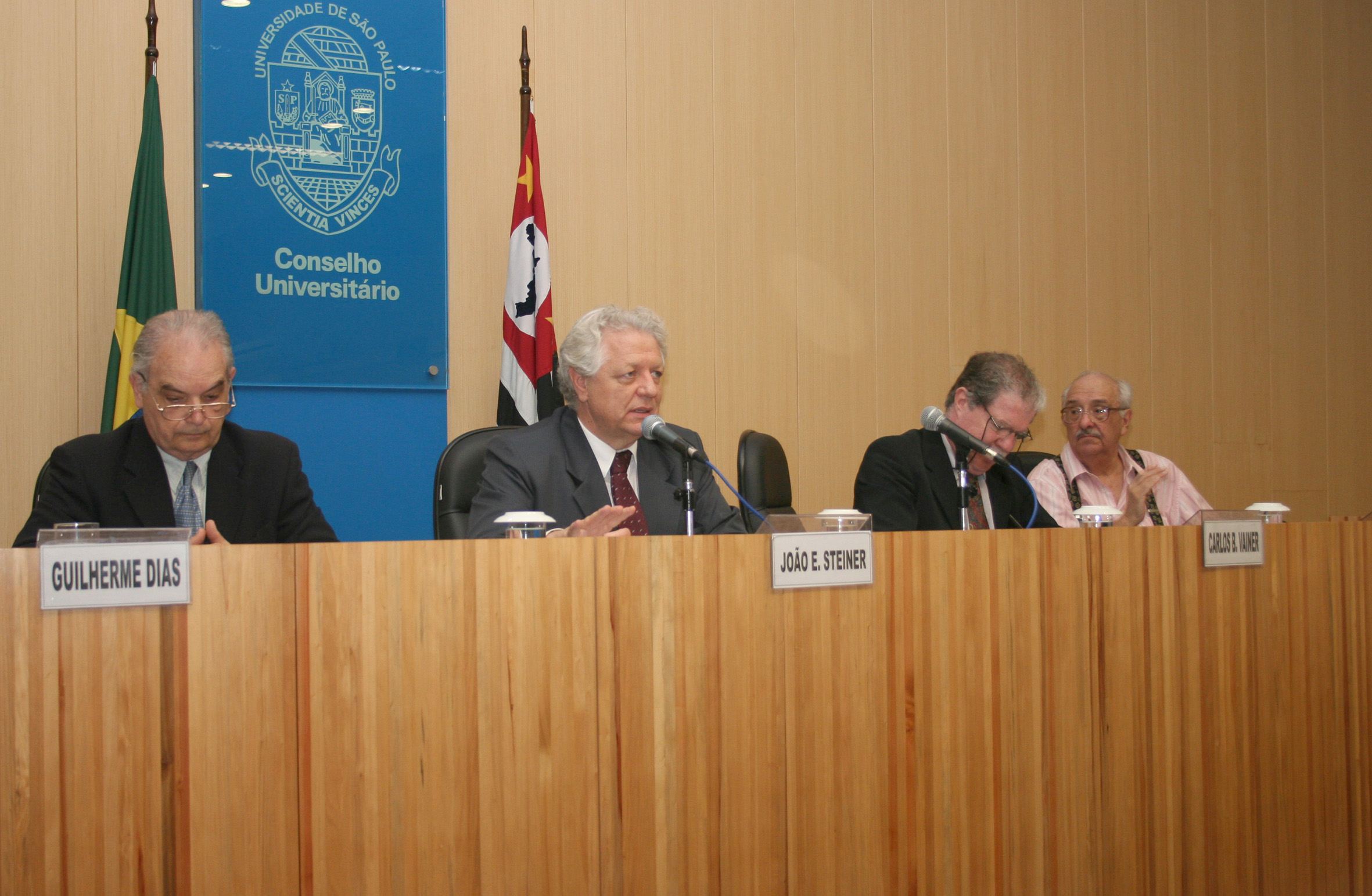 Guilherme Leite da Silva Dias, João Steiner, Carlos Vainer e Marco Antonio Coelho