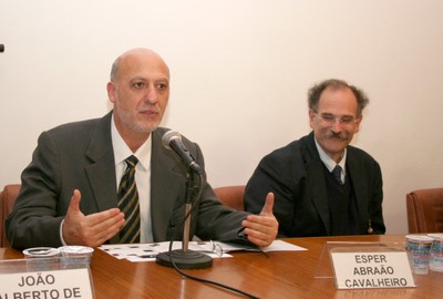 Esper Abraão Cavalheiro e Glauco Arbix