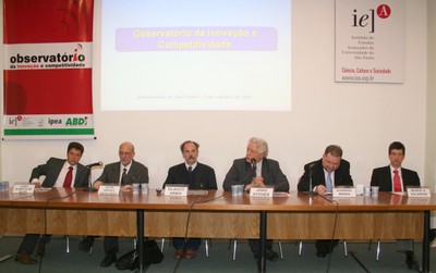 João Alberto de Negri, Esper Abraão Cavalheiro, Glauco Arbix, João Steiner, Evandro Mirra e Mário Salerno