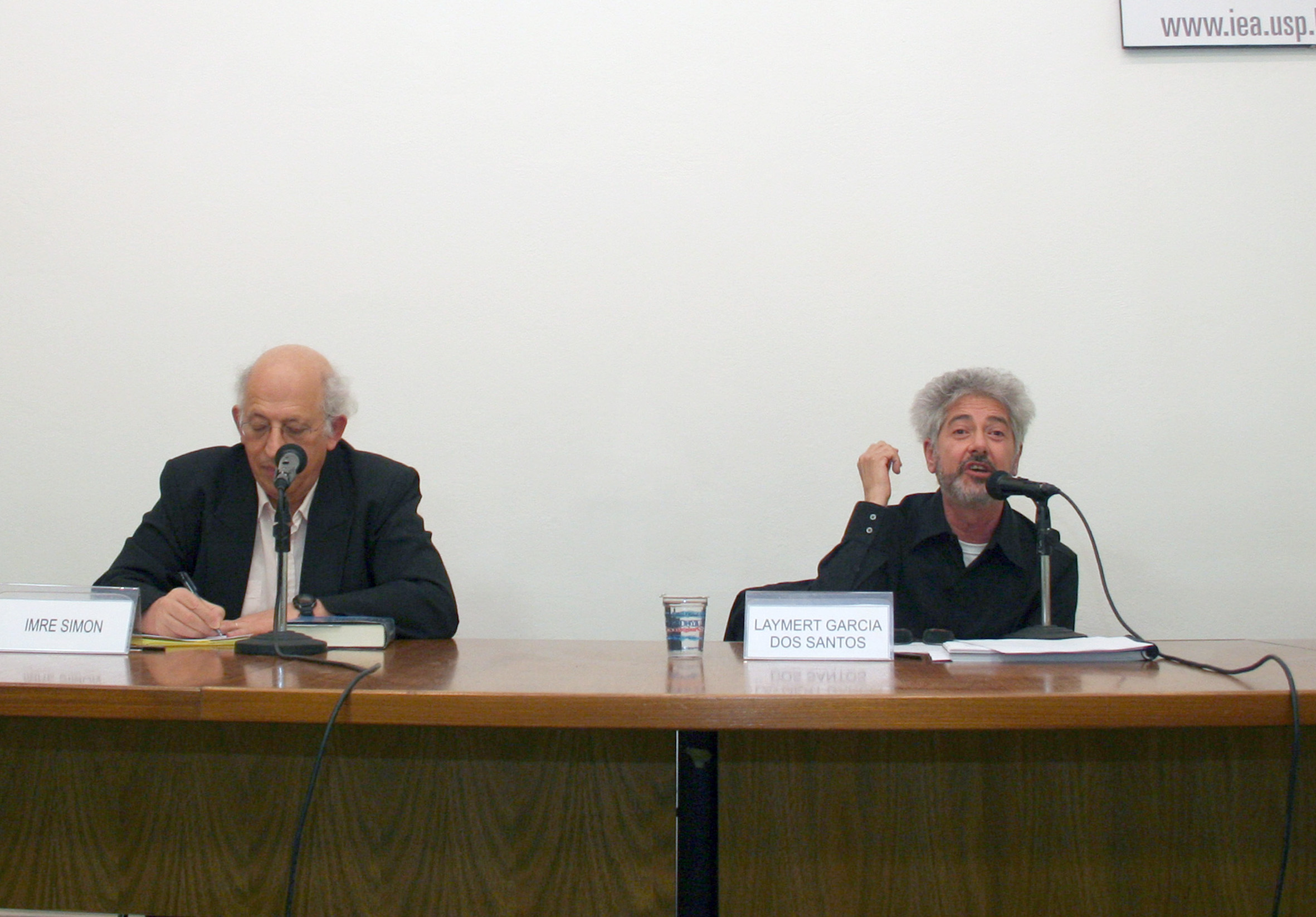 Imre Simon e Laymert Garcia dos Santos