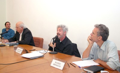 Jorge Machado, Imre Simon, Laymert Garcia dos Santos e Ricardo Abramovay