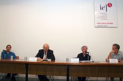 Jorge Machado, Imre Simon, Laymert Garcia dos Santos e Ricardo Abramovay