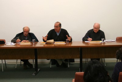 Marcos Barbosa de Oliveira, Pablo Mariconda e Hugh Lacey