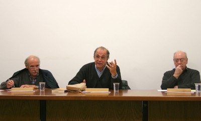 Marcos Barbosa de Oliveira, Pablo Mariconda e Hugh Lacey
