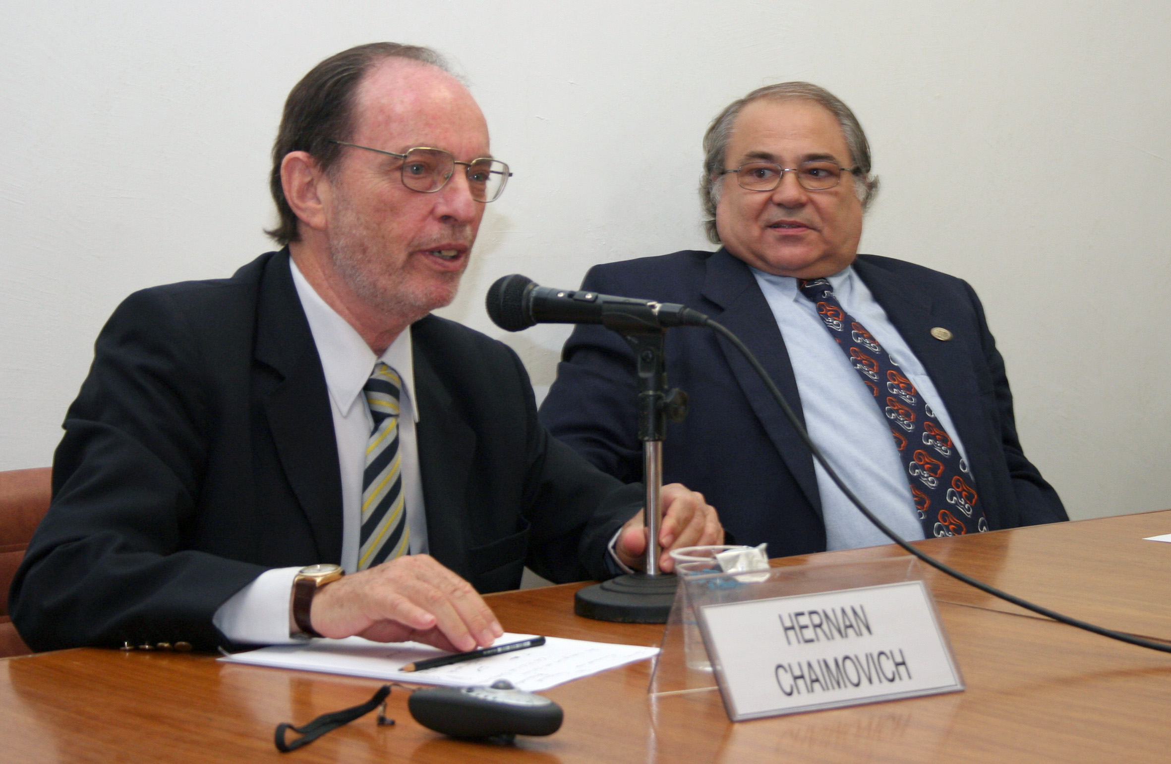 Hernan Chaimovich e Irineu Tadeu Velasco