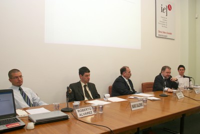 Roberto Alvarez, Mário Sérgio Salerno, Glauco Arbix, Evandro Mirra e Alexandre Abdal