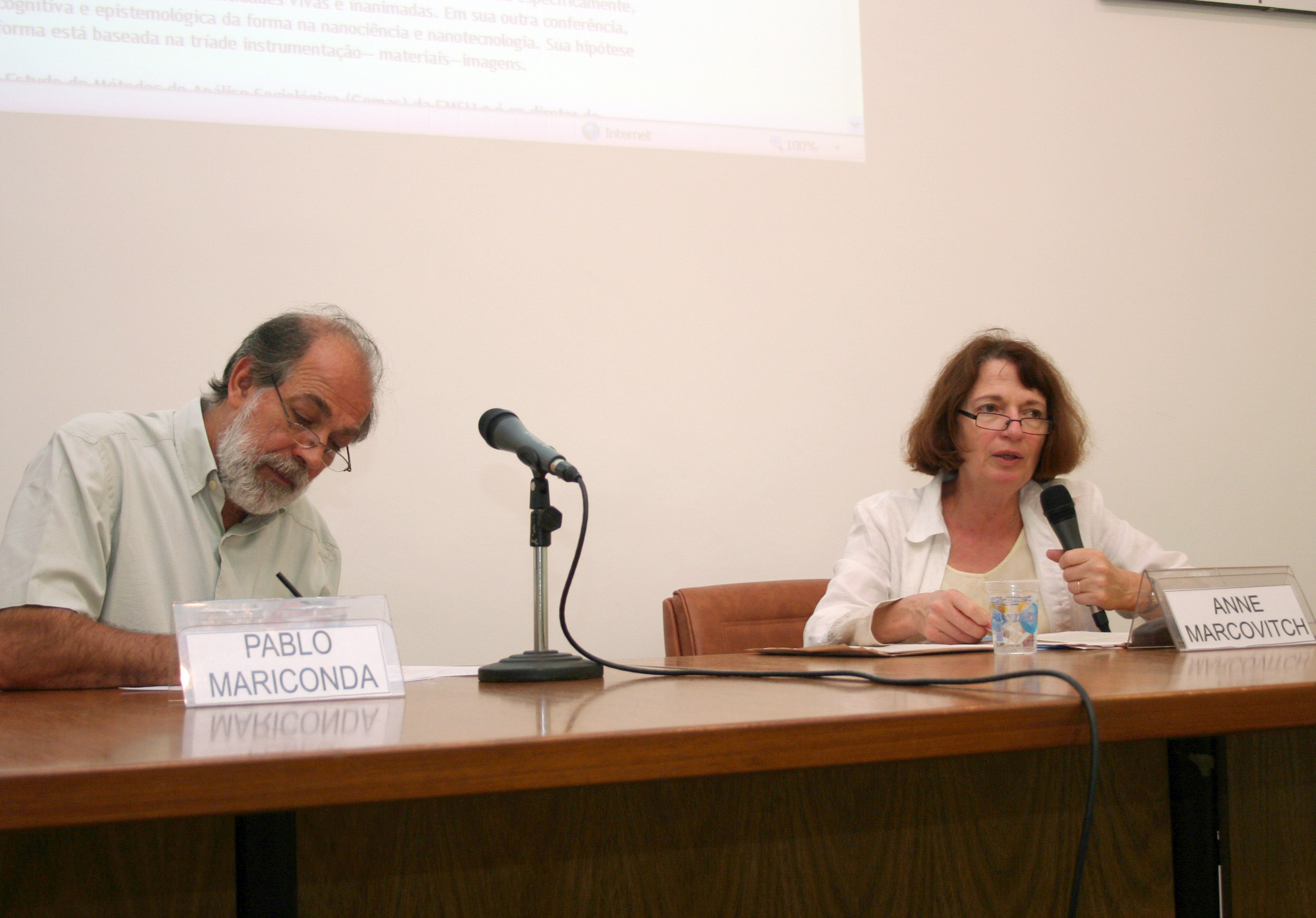 Pablo Mariconda e Anne Marcovitch