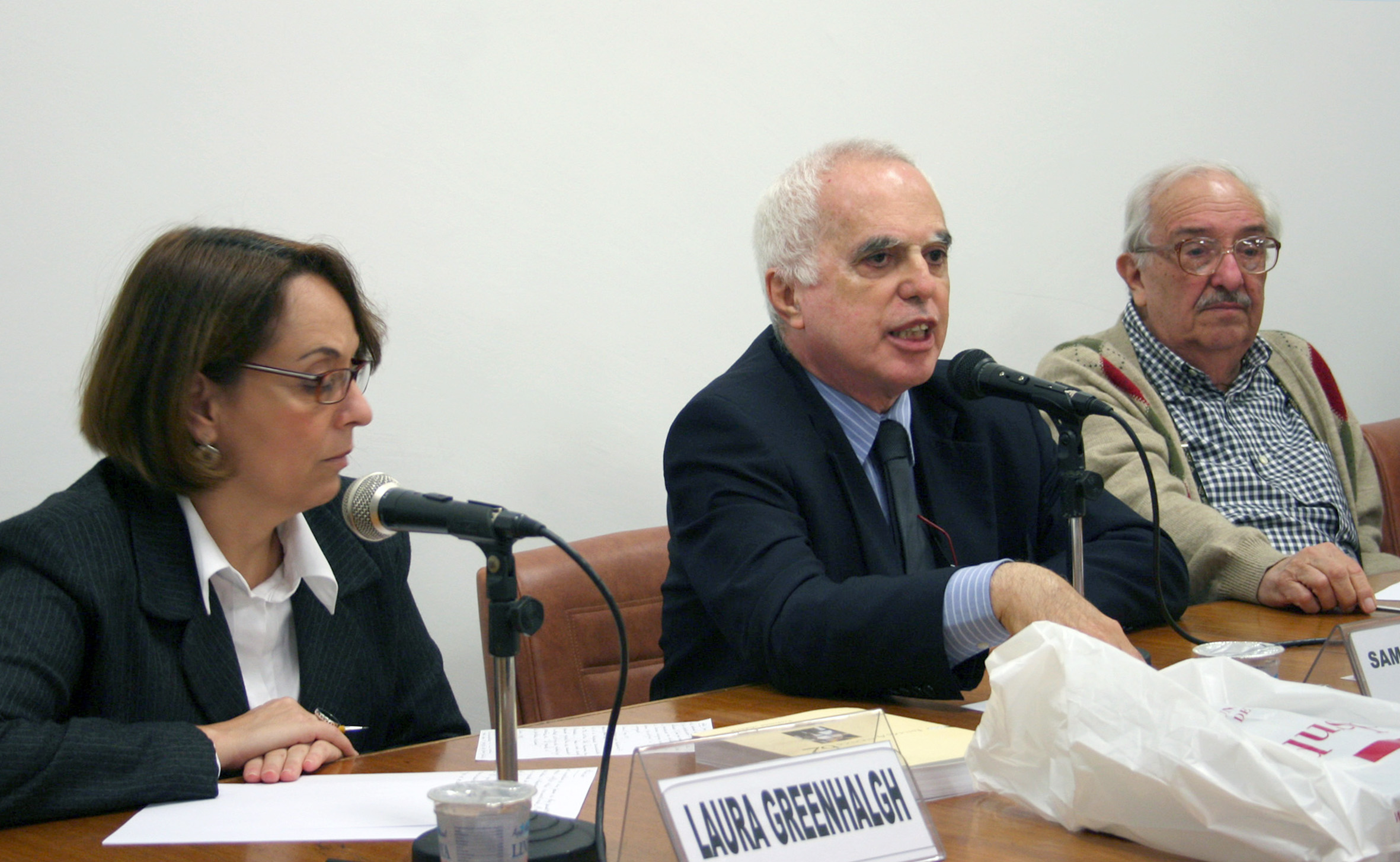 Laura Greenhalgh, Samuel Pinheiro Guimarães e Marco Antonio Coelho