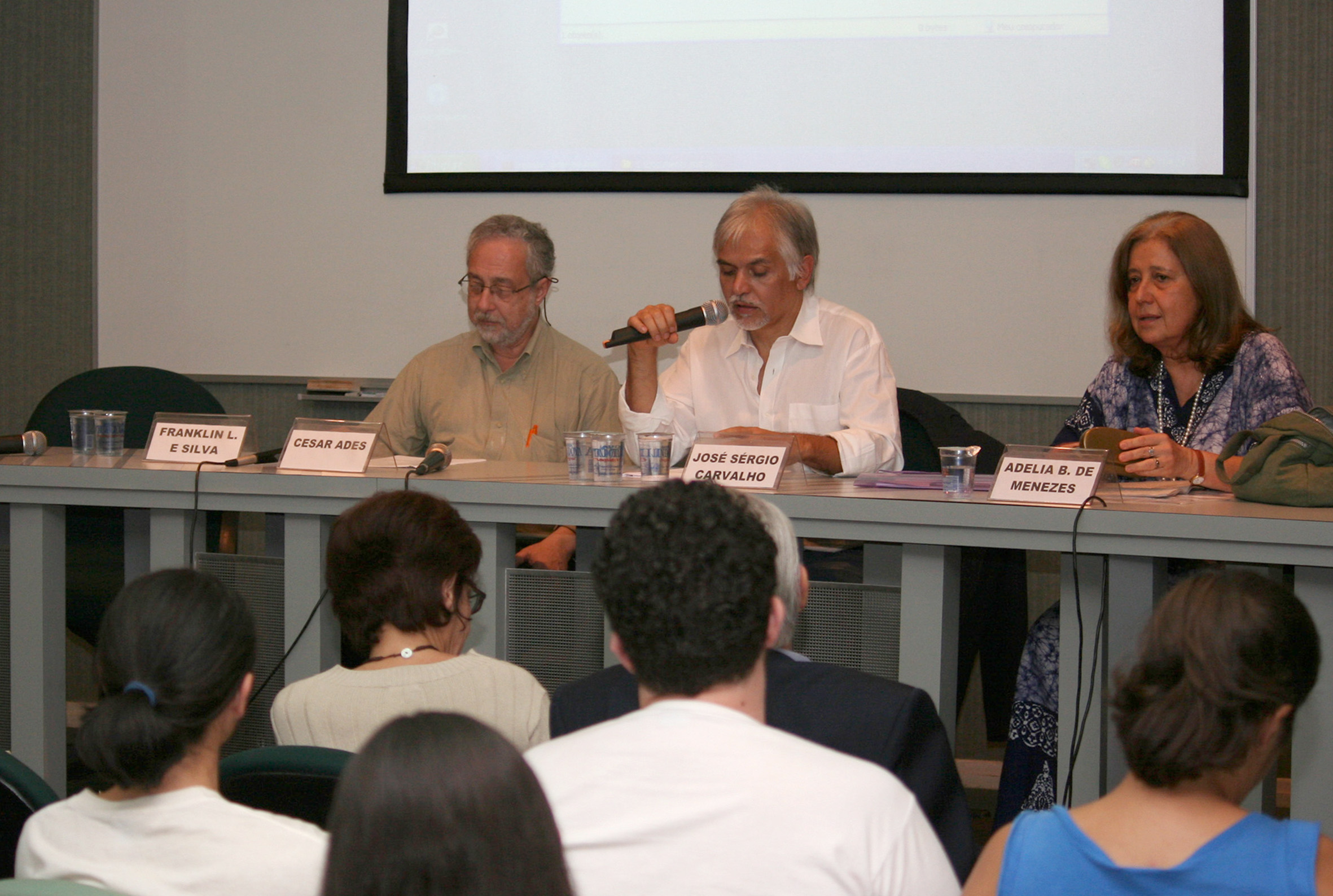 Franklin Leopoldo e Silva, José Sérgio Carvalho e Adélia Bezerra de Menezes