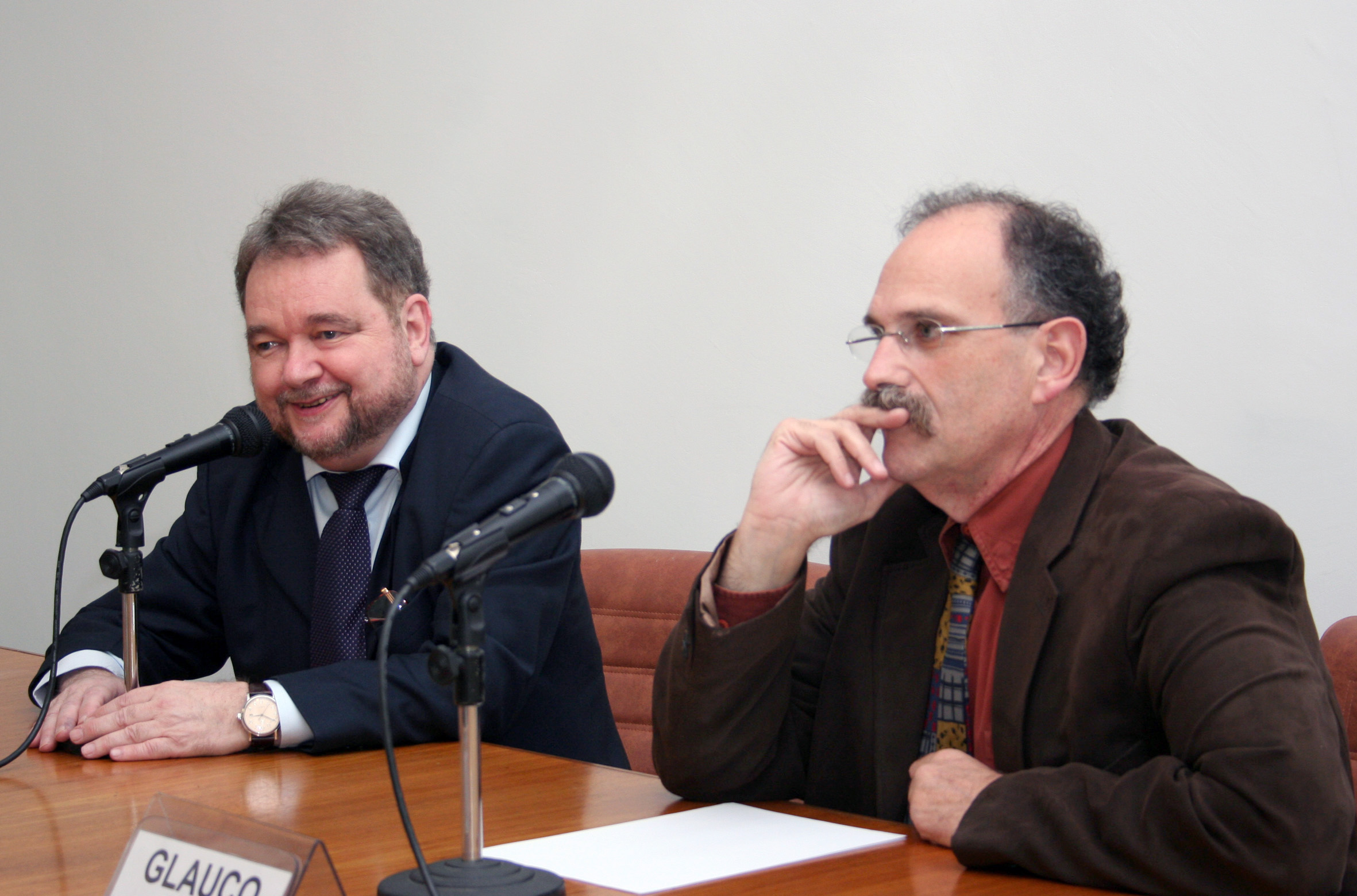 Evandro Mirra e Glauco Arbix