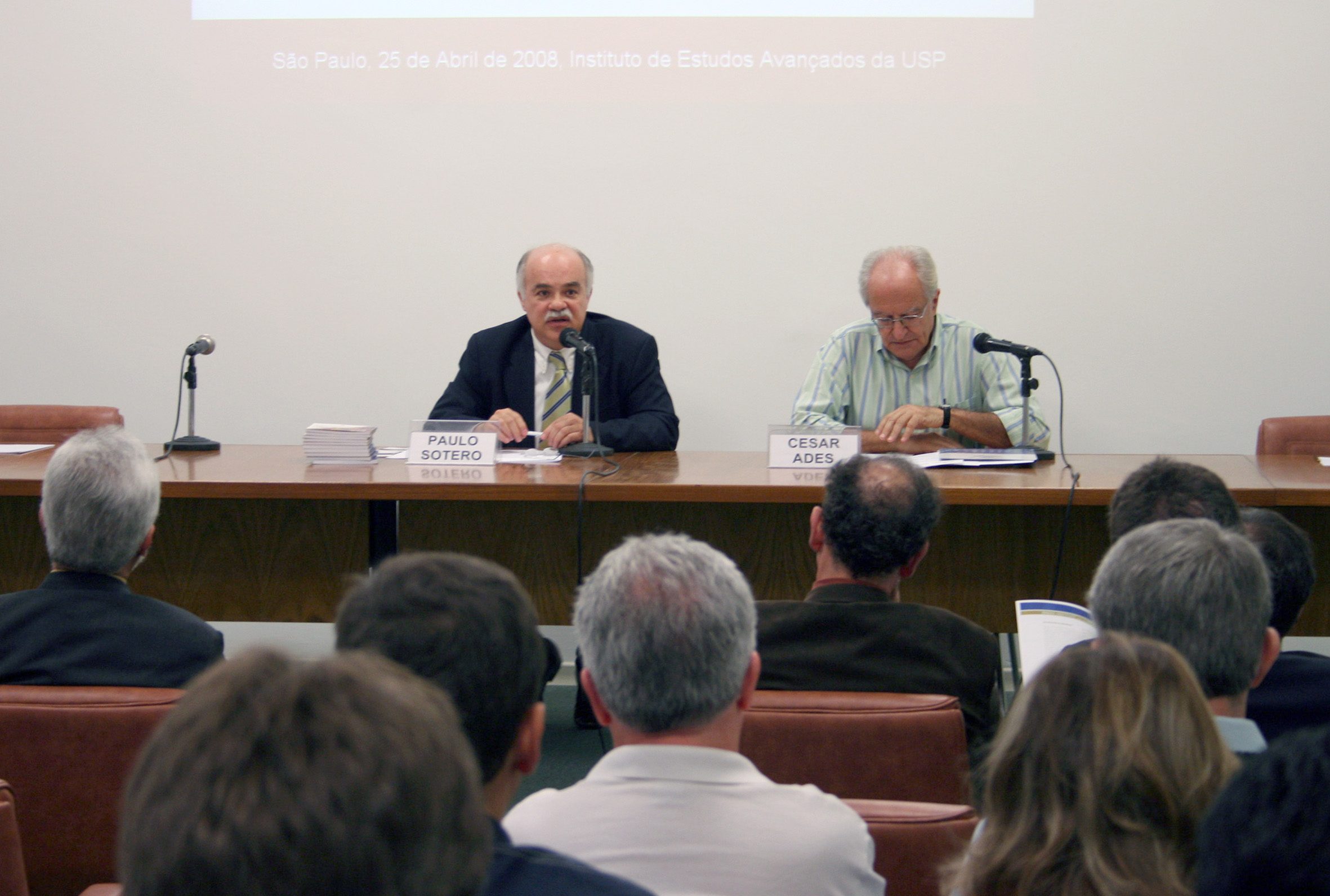 Paulo Sotero e César Ades
