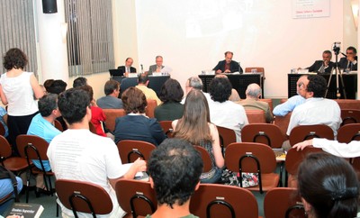 Hernan Chaimovich, Marco Antonio Zago, Glauco Arbix, Jorge Kalil Filho e Vahan Agopyan