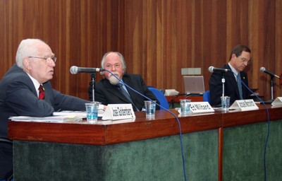 José Goldemberg, Jacques Marcovitch e Luiz Fernando Furlan