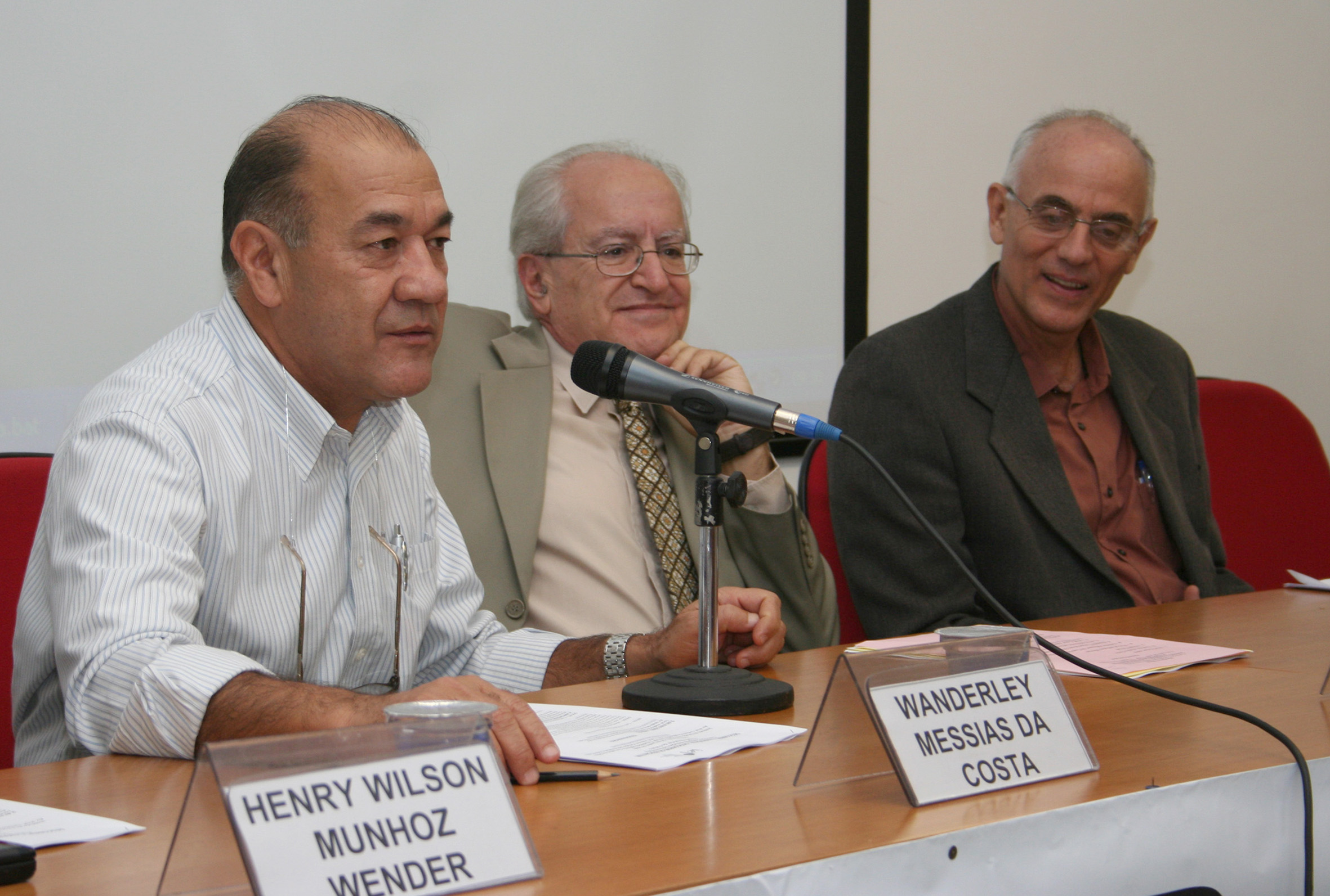 Wanderley Messias da Costa, César Ades e Adhemar da Costa Machado