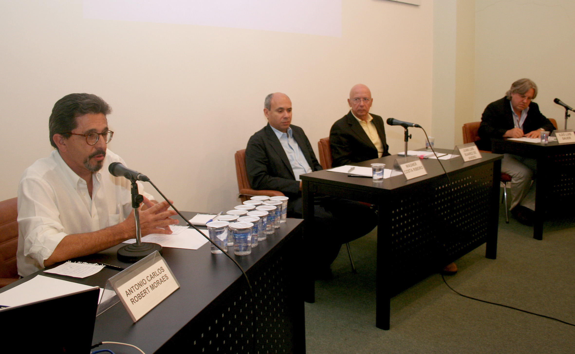 Antonio Carlos Robert Moraes, Wagner Costa Ribeiro, Juan Luis Suárez de Vivero e Ildo Sauer