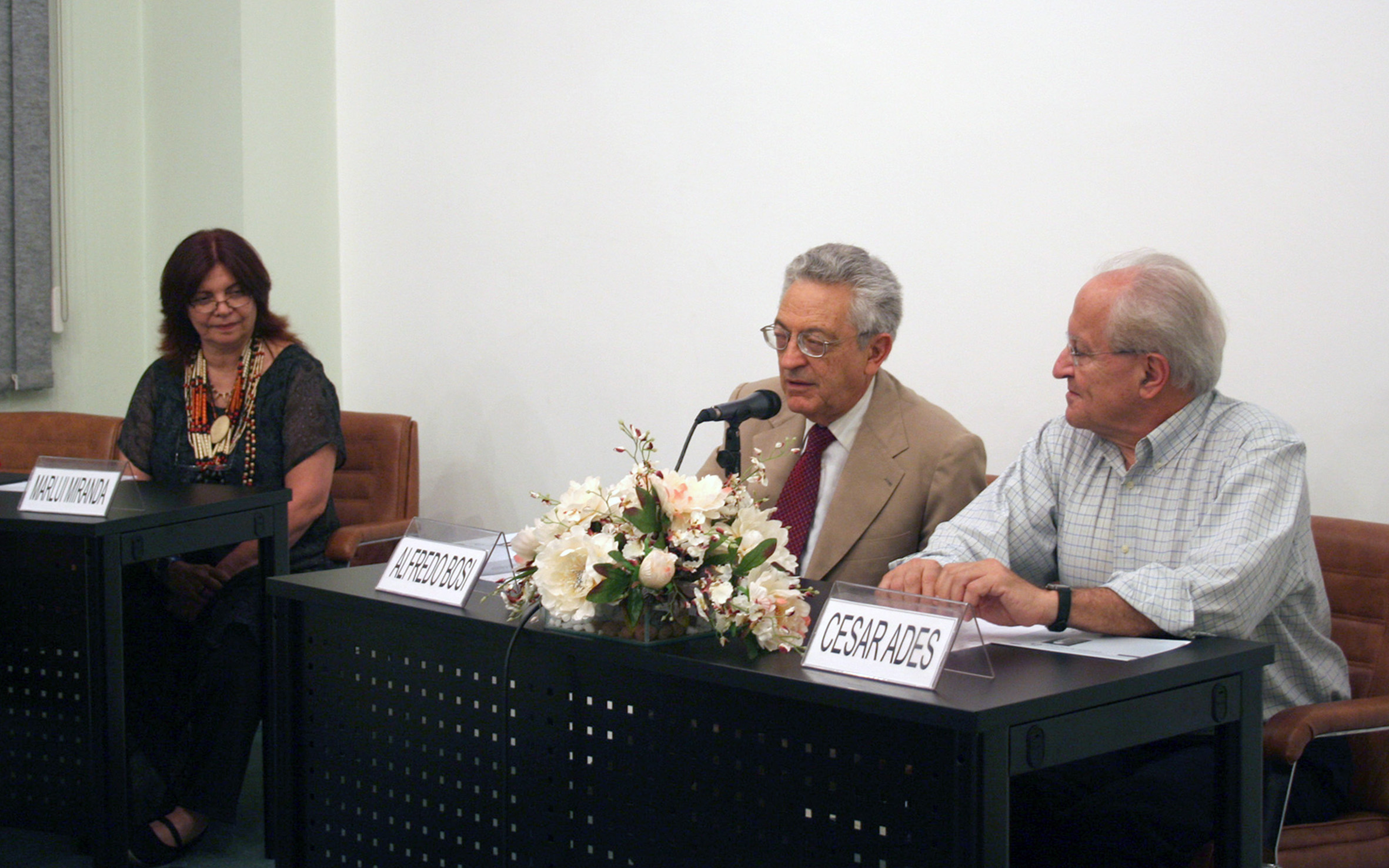 Marlui Miranda, Alfredo Bosi e César Ades