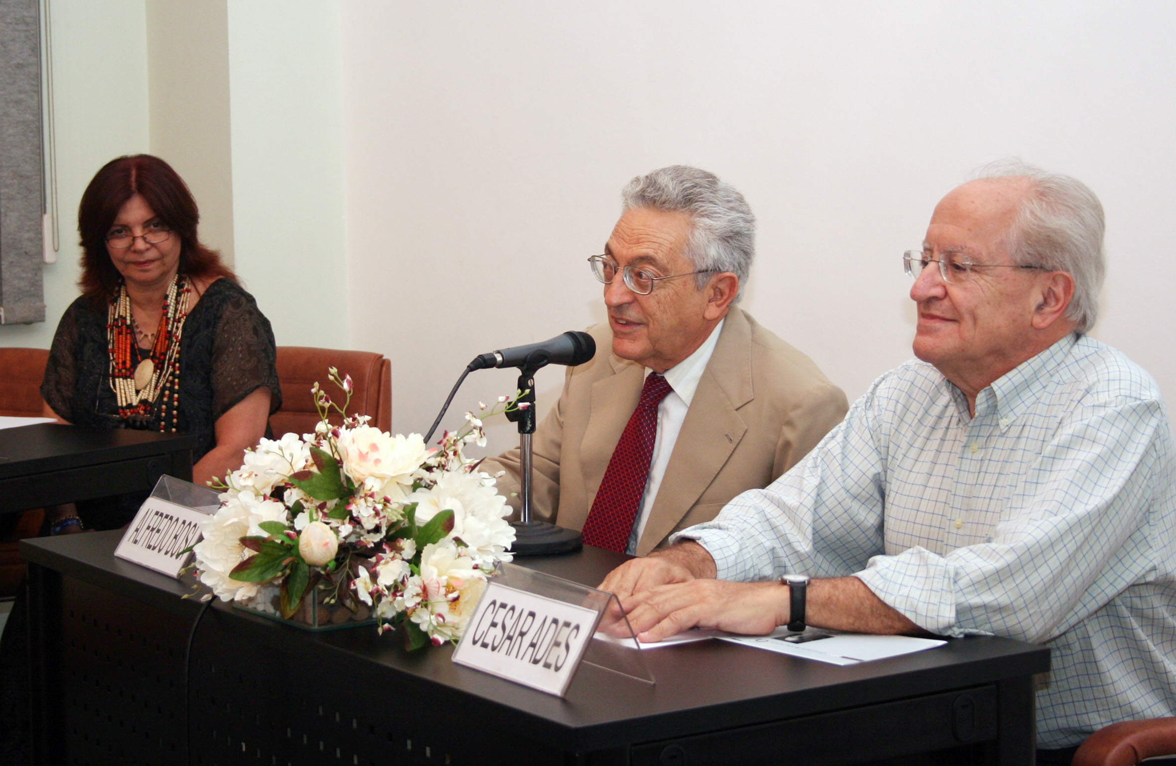 Marlui Miranda, Alfredo Bosi e César Ades