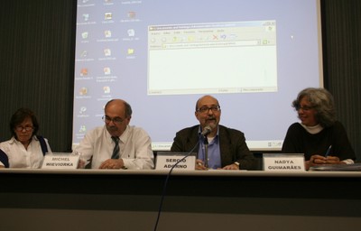 Michel Wieviorka, Sérgio Adorno e Nadya Guimarães