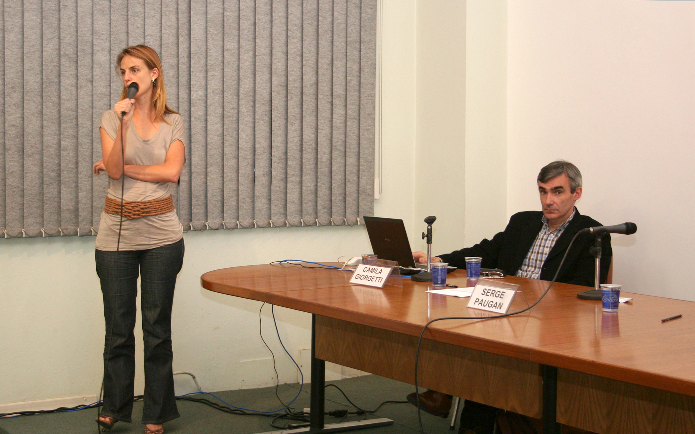 Camila Giorgetti e Serge Paugam