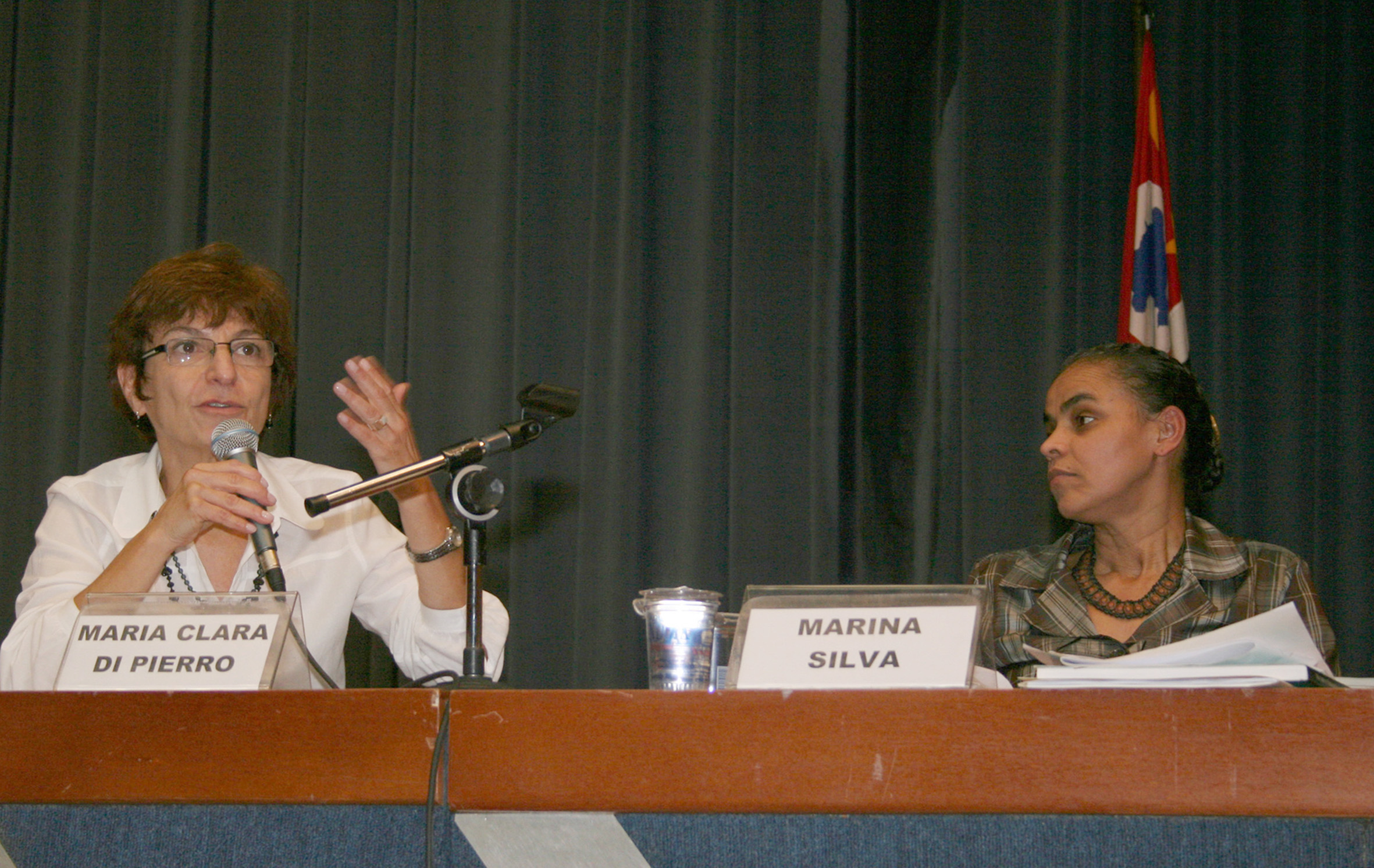 Maria Clara Di Pierro e Marina Silva