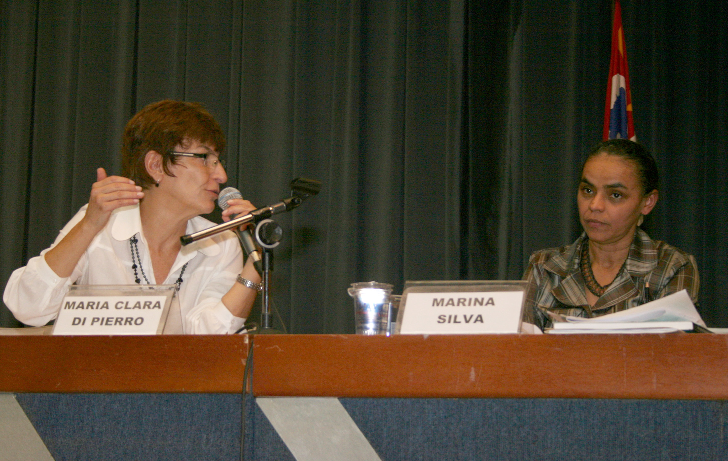 Maria Clara Di Pierro e Marina Silva
